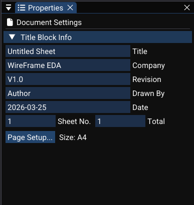 Page Properties